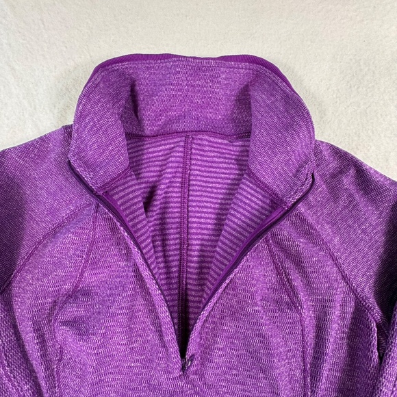 Lululemon Women's Runderful Pullover Size 8 Half Zip in Heathered Violet - Picture 5 of 15